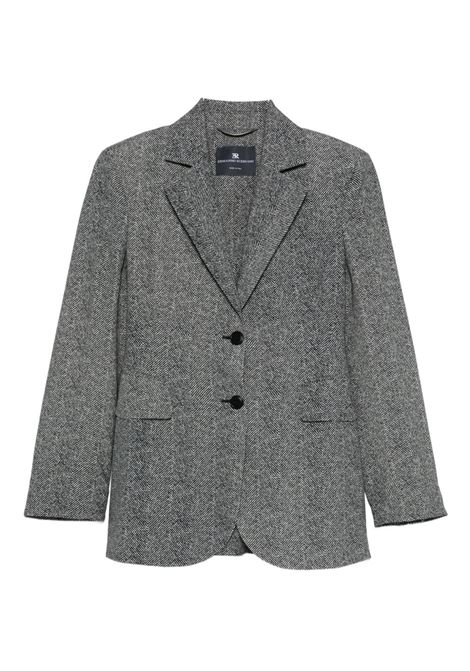Grey herringbone pattern blazer Ermanno scervino - women ERMANNO SCERVINO | D476I326ZFYS4706